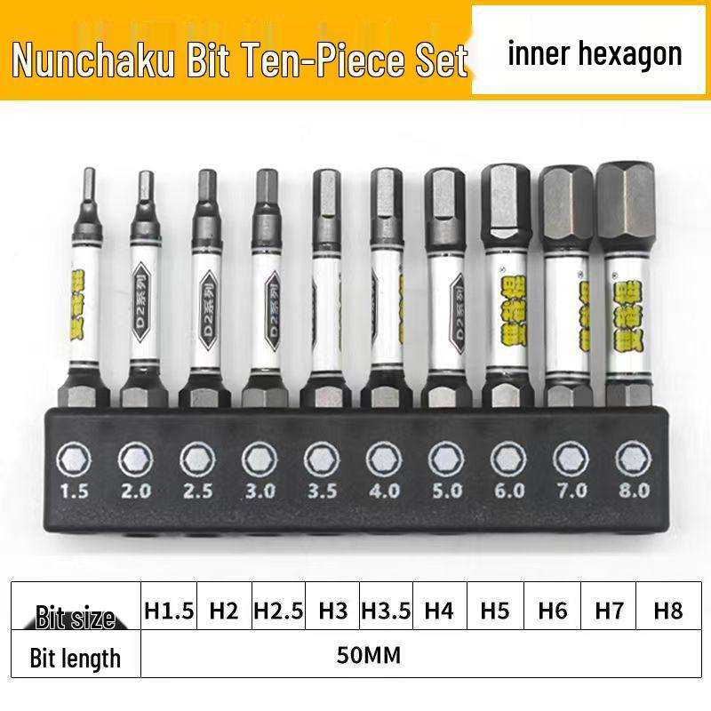Impact Resistant Hexagonal Steel Screwdriver Set: High Hardness, Strong Magnetic Cross Head, Anti-Plum Blossom Design.
Impact Resistant Hexagonal Steel Screwdriver Set: High Hardness, Strong Magnetic Cross Head, Anti-Plum Blossom Design.