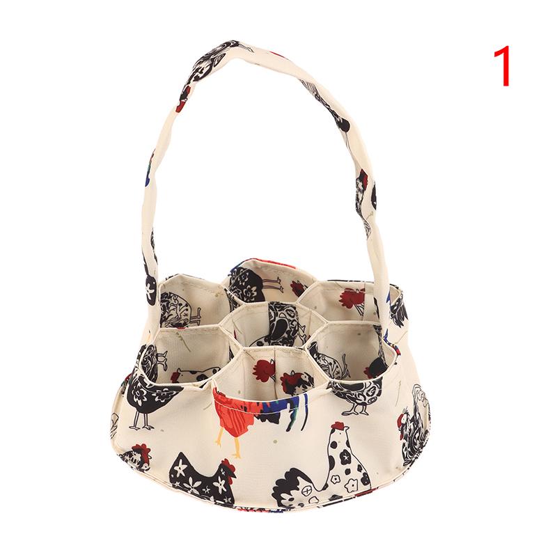 Eggs Storage Basket Canvas Material Egg Collection Basket Cartoon Pattern Eggs Collecting Bag Easy To Clean For Home Garden
Eggs Storage Basket Canvas Material Egg Collection Basket Cartoon Pattern Eggs Collecting Bag Easy To Clean For Home Garden