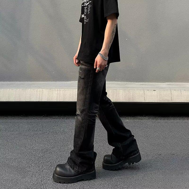Джинсовые брюки High Street для мужчин, ретро-состаренные, свободные прямые брюки, спортивные брюки с широкими штанинами, модные 3XL чёрный
Джинсовые брюки High Street для мужчин, ретро-состаренные, свободные прямые брюки, спортивные брюки с широкими штанинами, модные 3XL чёрный