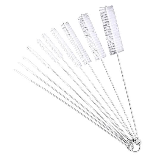 10Pcs Cleaning Brush Set Full Size Straws Narrow Gaps Deep Cleaning Brush Nylon Bristles Spiral Shaft Cleaning Tool
10Pcs Cleaning Brush Set Full Size Straws Narrow Gaps Deep Cleaning Brush Nylon Bristles Spiral Shaft Cleaning Tool