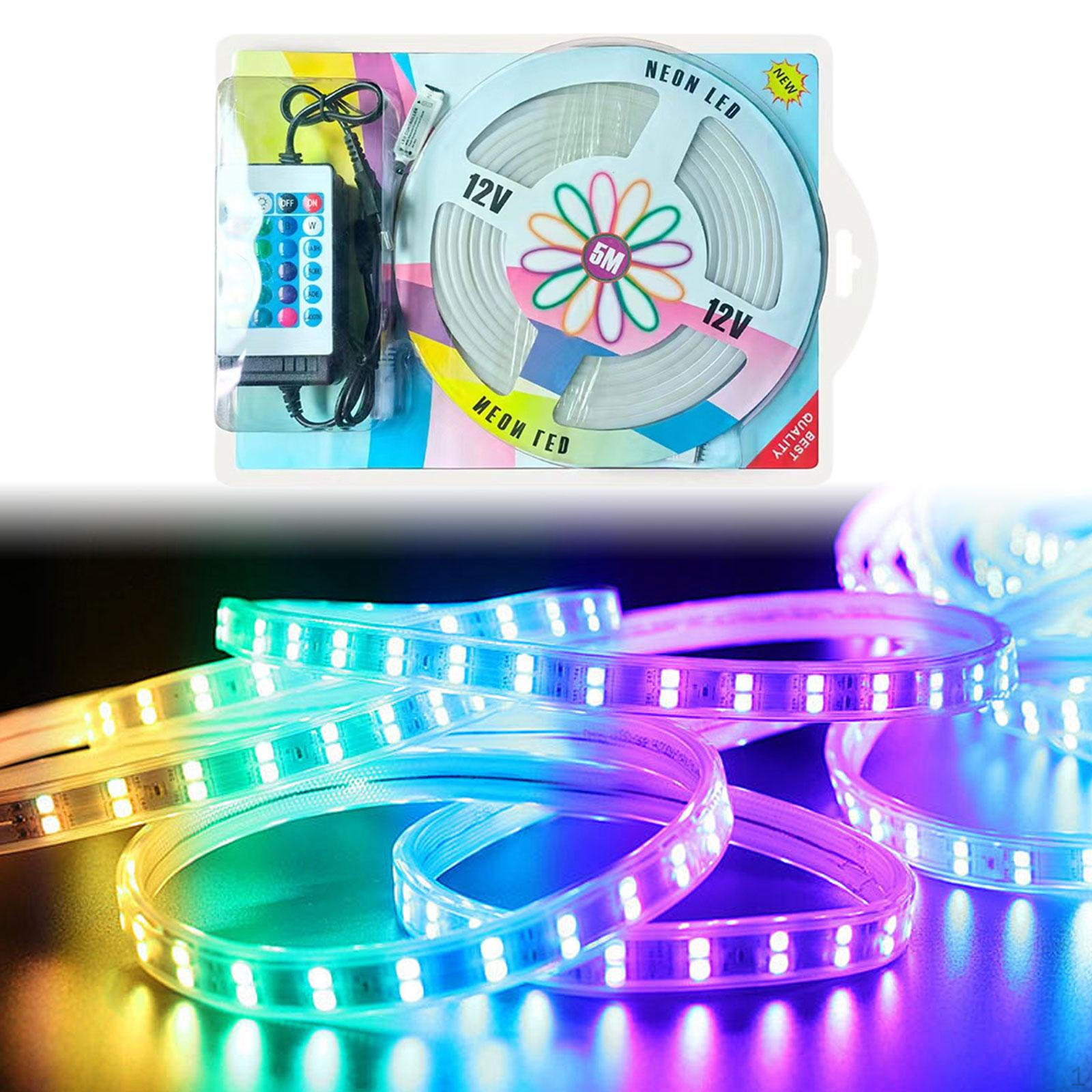 Светодиодный неоновый световой шнур с регулируемой яркостью, гибкий, 5 м, для внутреннего и наружного применения 54 light
Светодиодный неоновый световой шнур с регулируемой яркостью, гибкий, 5 м, для внутреннего и наружного применения 54 light