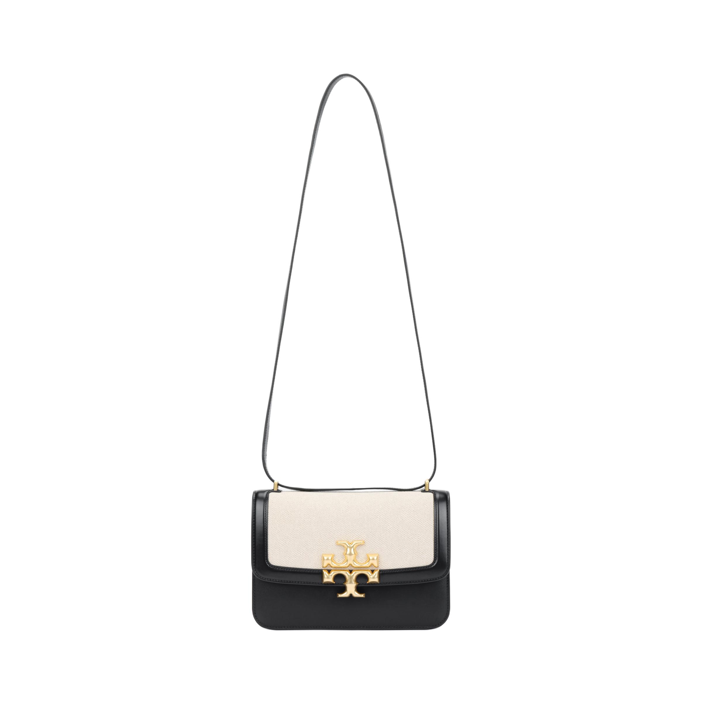 Tory Burch Eleanor 3D Brass Logo Color Blocked Leather And Canvas Shoulder Bag Small Women Shoulder Bag Black 79489-001 Basic Set (Bag+Dust Bag)
Tory Burch Eleanor 3D Brass Logo Color Blocked Leather And Canvas Shoulder Bag Small Women Shoulder Bag Black 79489-001 Basic Set (Bag+Dust Bag)