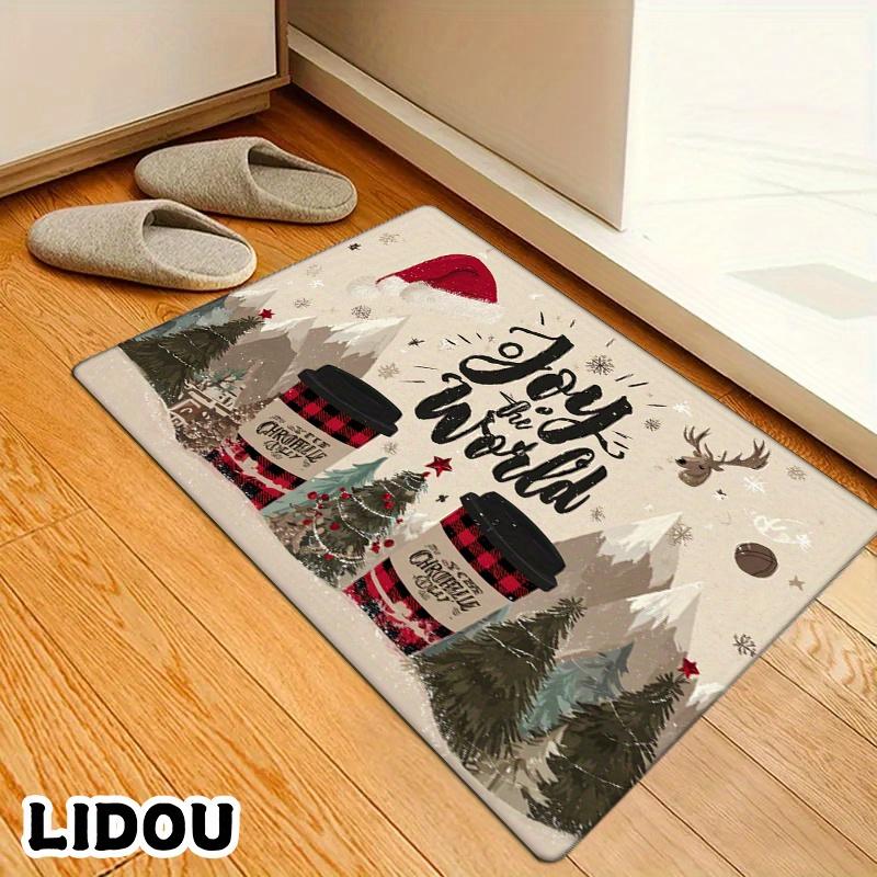 1pc 0.43inch Thick Non-Slip Doormat with Christmas Mountain, Snowflake & Coffee Cup Design - Suitable for Kitchen, Living Room, 40x60cm
1pc 0.43inch Thick Non-Slip Doormat with Christmas Mountain, Snowflake & Coffee Cup Design - Suitable for Kitchen, Living Room, 40x60cm