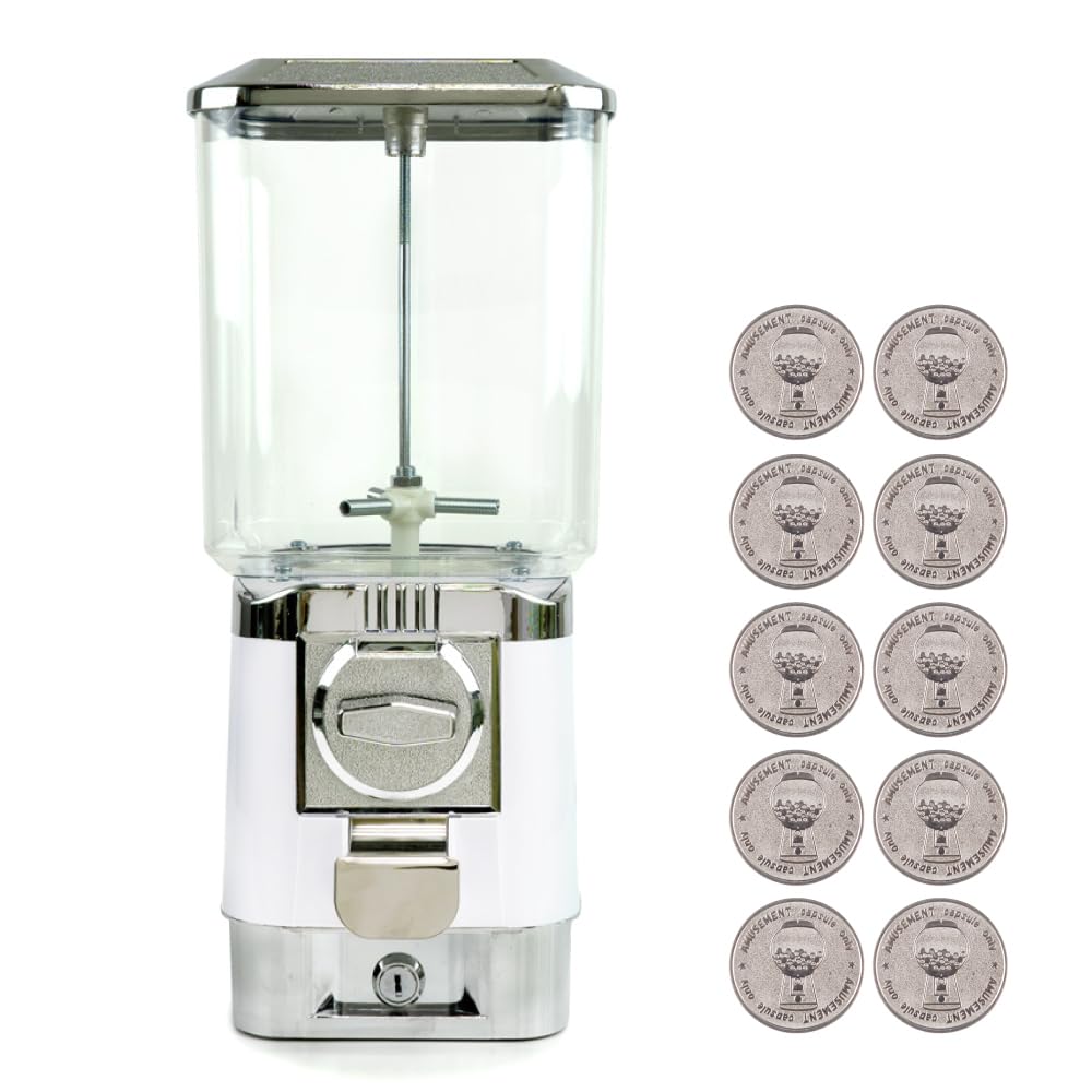 Super Ball Gacha Machine Main Unit and 10 Special Medals 19cm x 45cm x A-Muse (Medal Type) 2-Piece Set (Cube Shape) Approx. (W) (H) 19.5cm (D)
Super Ball Gacha Machine Main Unit and 10 Special Medals 19cm x 45cm x A-Muse (Medal Type) 2-Piece Set (Cube Shape) Approx. (W) (H) 19.5cm (D)