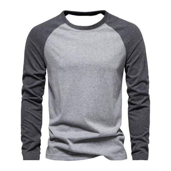 Autumn Winter Men Bottoming Top Slim Fit Patchwork O Neck Pullover Stretchy Long Sleeves Mid Length Fitness Exercise Daily Wear Shirt XXXL сірий
Autumn Winter Men Bottoming Top Slim Fit Patchwork O Neck Pullover Stretchy Long Sleeves Mid Length Fitness Exercise Daily Wear Shirt XXXL сірий
