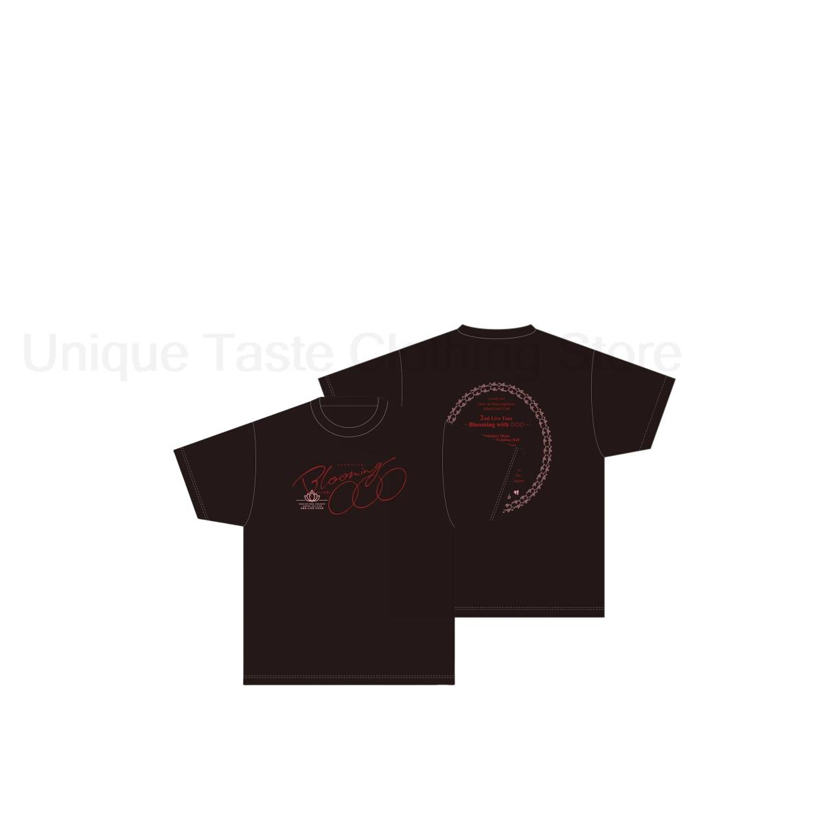 Anime LoveLive T Shirt Hasu No Sora Jogakuin School Idol Club 2nd Live Tour Blooming With Tshirt Women Unisex Short Sleeve Tee Top S
Anime LoveLive T Shirt Hasu No Sora Jogakuin School Idol Club 2nd Live Tour Blooming With Tshirt Women Unisex Short Sleeve Tee Top S