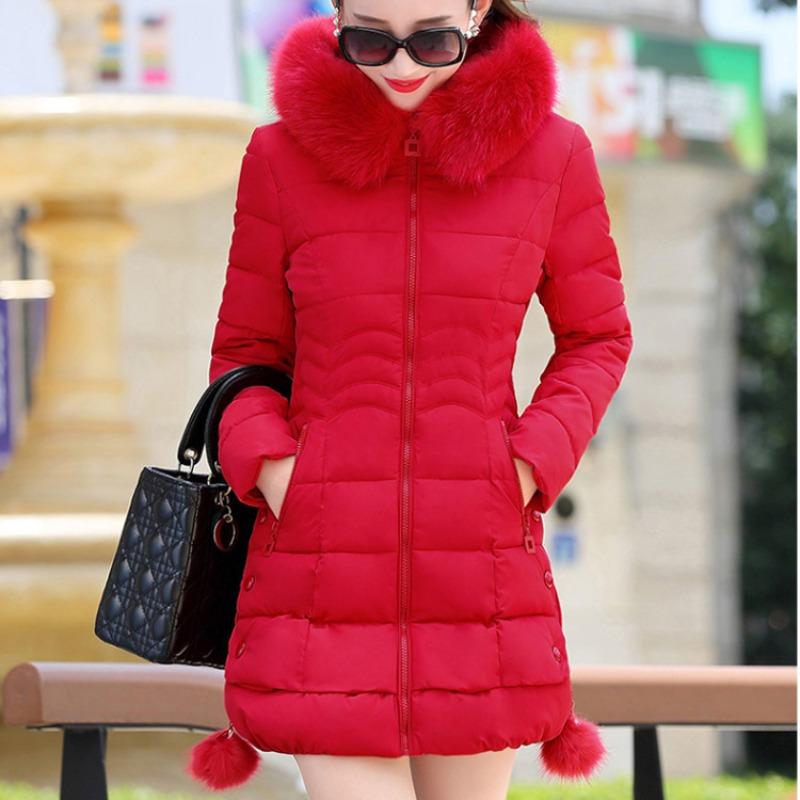 Cotton-padded Women s Medium and Long Winter New Women s Cotton-padded Clothes, Fur Collar Down Cotton-padded Clothes, Slim-fitting and Thin Jackets XL recommends 110-62.5 kg червоний
Cotton-padded Women s Medium and Long Winter New Women s Cotton-padded Clothes, Fur Collar Down Cotton-padded Clothes, Slim-fitting and Thin Jackets XL recommends 110-62.5 kg червоний