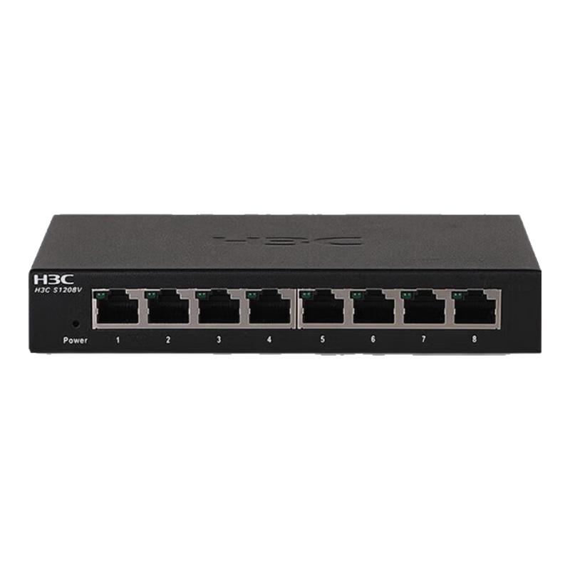 H3C Mini S1208V 8-Port Gigabit Unmanaged Desktop Switch
H3C Mini S1208V 8-Port Gigabit Unmanaged Desktop Switch
