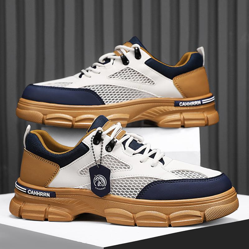 Traceway shoes 2025 summer new large mesh thin breathable sports shoes outdoor casual leather splicing men s shoes 44
Traceway shoes 2025 summer new large mesh thin breathable sports shoes outdoor casual leather splicing men s shoes 44