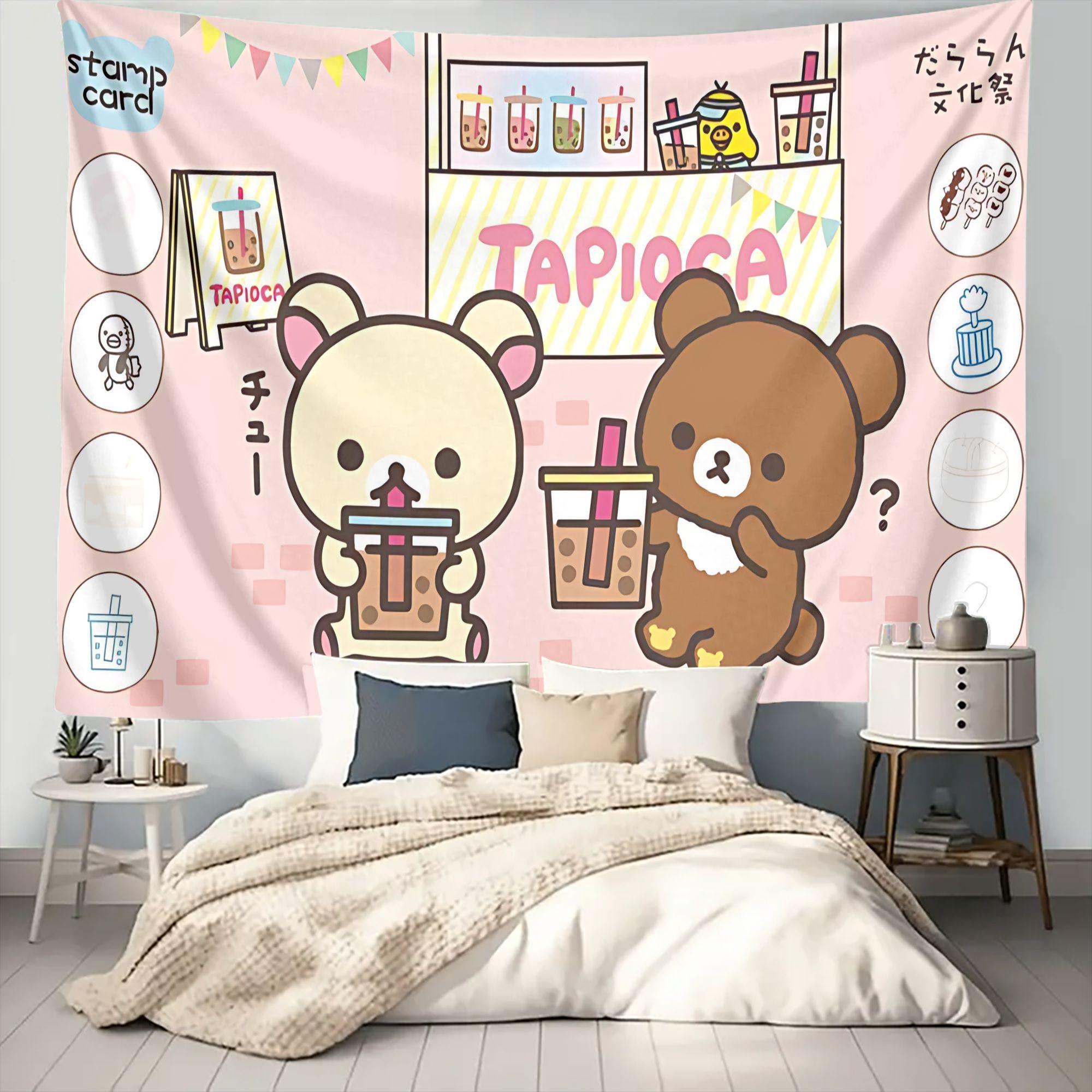 1pc RRilakkuma Printed Tapestry Lightweight Durable Wall Hanging for Living Room Bedroom Home Decor 74x94cm(29x37in)
1pc RRilakkuma Printed Tapestry Lightweight Durable Wall Hanging for Living Room Bedroom Home Decor 74x94cm(29x37in)