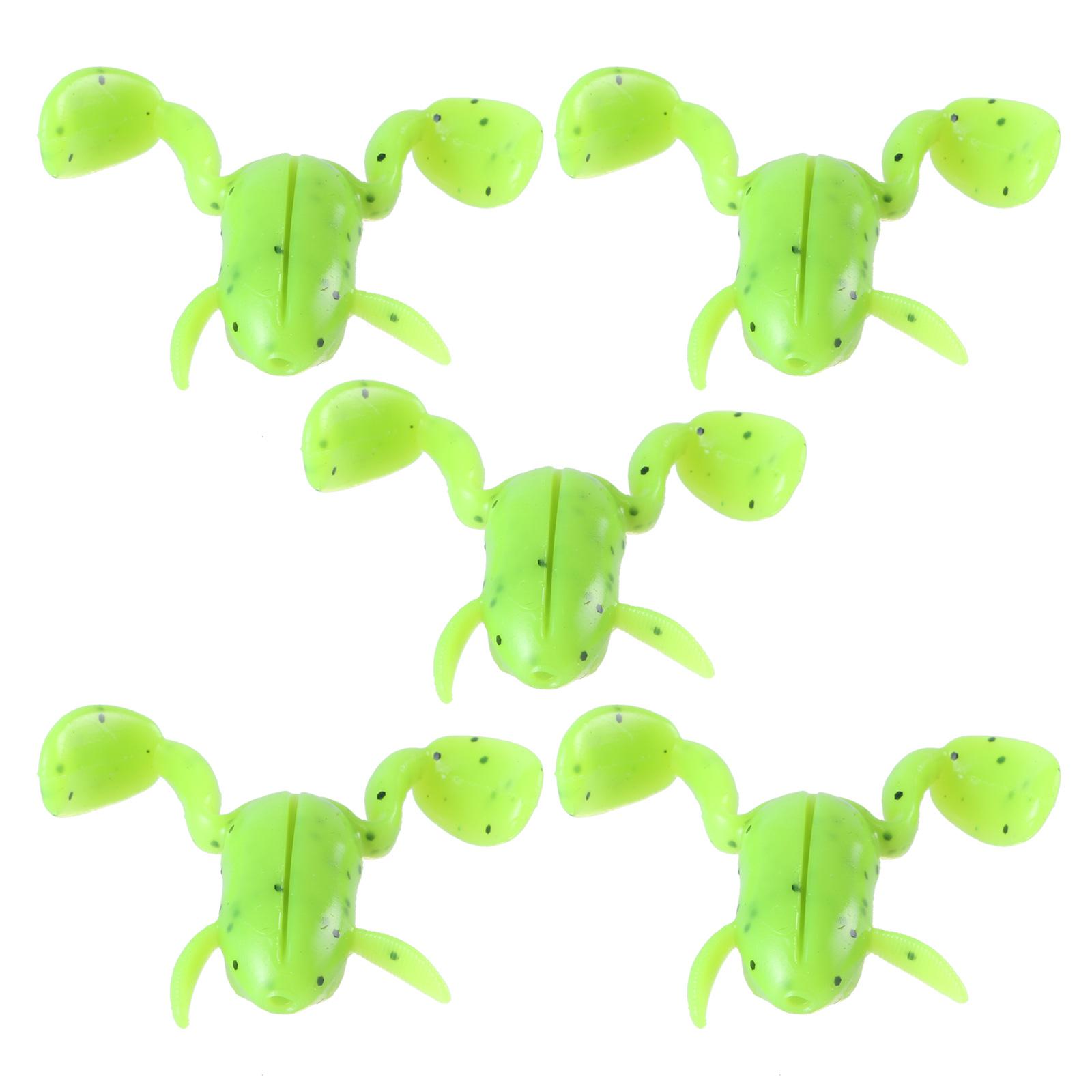 5Pcs Freshwater Fishing Frog Lures Soft Artificial Swimbait Floating Frog Lure for Outdoor Fishing Easy to Use
5Pcs Freshwater Fishing Frog Lures Soft Artificial Swimbait Floating Frog Lure for Outdoor Fishing Easy to Use