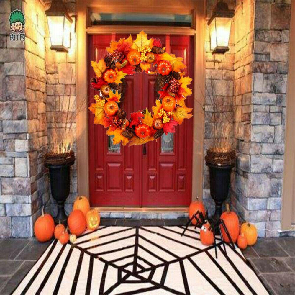 Artificial Christmas Halloween Decor Garland Wreath Type A
Artificial Christmas Halloween Decor Garland Wreath Type A