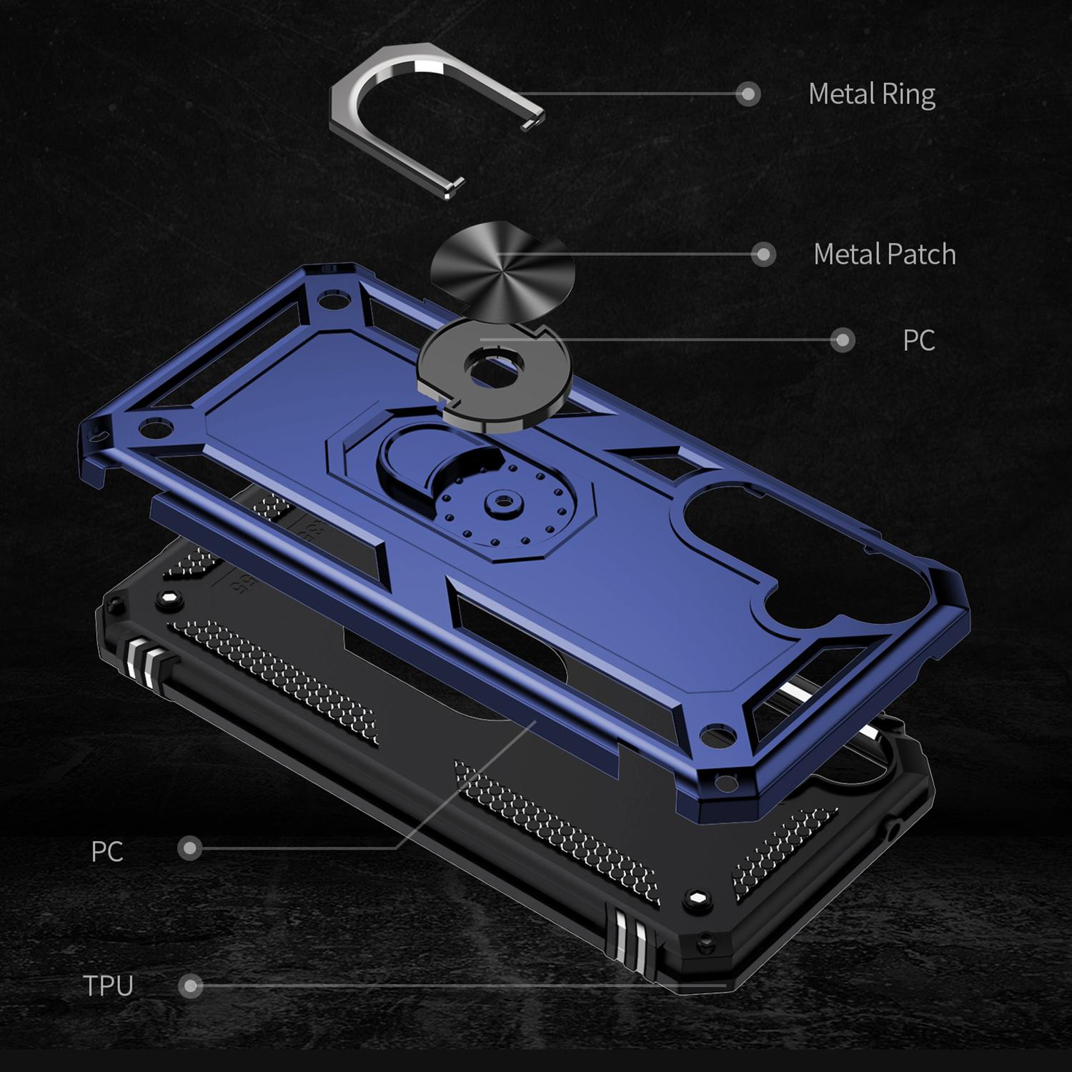 For Samsung Galaxy A35 5G Cell Phone Case Ring Kickstand TPU+PC Drop-proof Back Cover Red
For Samsung Galaxy A35 5G Cell Phone Case Ring Kickstand TPU+PC Drop-proof Back Cover Red