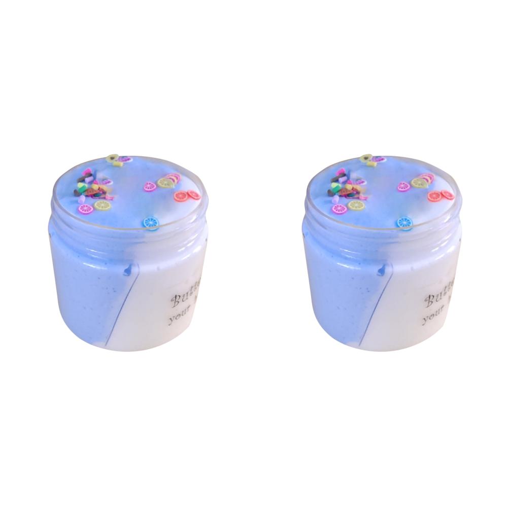 2 цвета DIY Butter Slime Лучшие подарки Slime Cup Игрушка для мальчиков и девочек (Синий Белый)
2 цвета DIY Butter Slime Лучшие подарки Slime Cup Игрушка для мальчиков и девочек (Синий Белый)