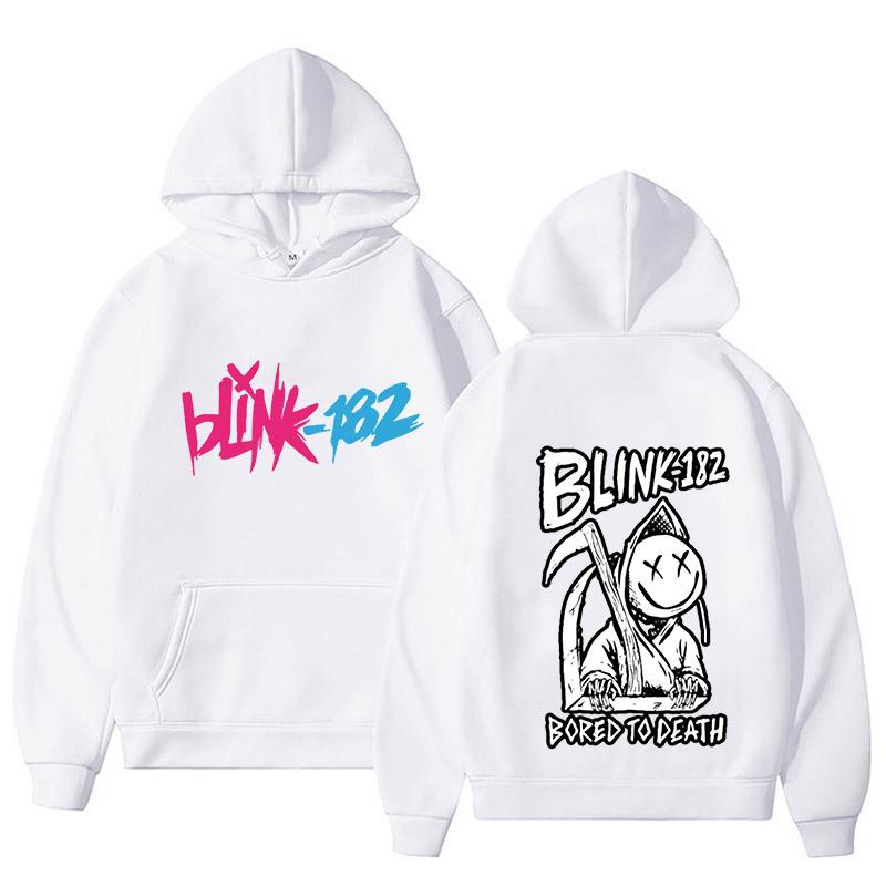 Blink 182 Punk Band Letter Graphic Hoodies Унісекс Жіночий повсякденний теплий спортивний костюм Корейська мода Великі вільні світшоти XL
Blink 182 Punk Band Letter Graphic Hoodies Унісекс Жіночий повсякденний теплий спортивний костюм Корейська мода Великі вільні світшоти XL