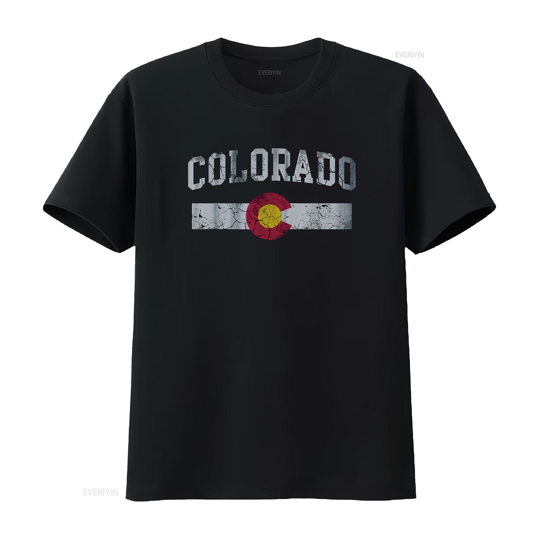 Retro State of Colorado Flag Vintage Fade T Shirt Black Large vintage Washed Top For Everyday Wear designer clothes Slightly 4XL
Retro State of Colorado Flag Vintage Fade T Shirt Black Large vintage Washed Top For Everyday Wear designer clothes Slightly 4XL