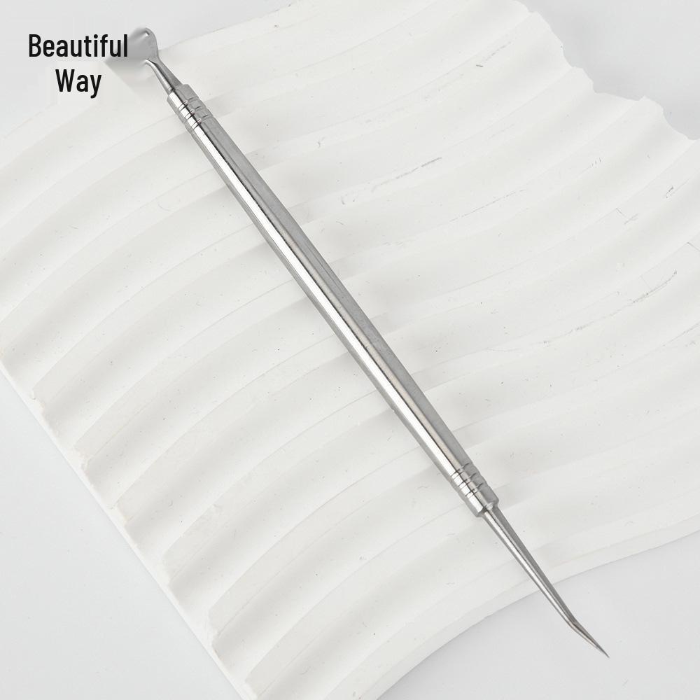 Mido Stainless Steel Eyelash Grafting & Perming Tool - All-in-One Curled Eyelash Comb & Pick Stick.
Mido Stainless Steel Eyelash Grafting & Perming Tool - All-in-One Curled Eyelash Comb & Pick Stick.
