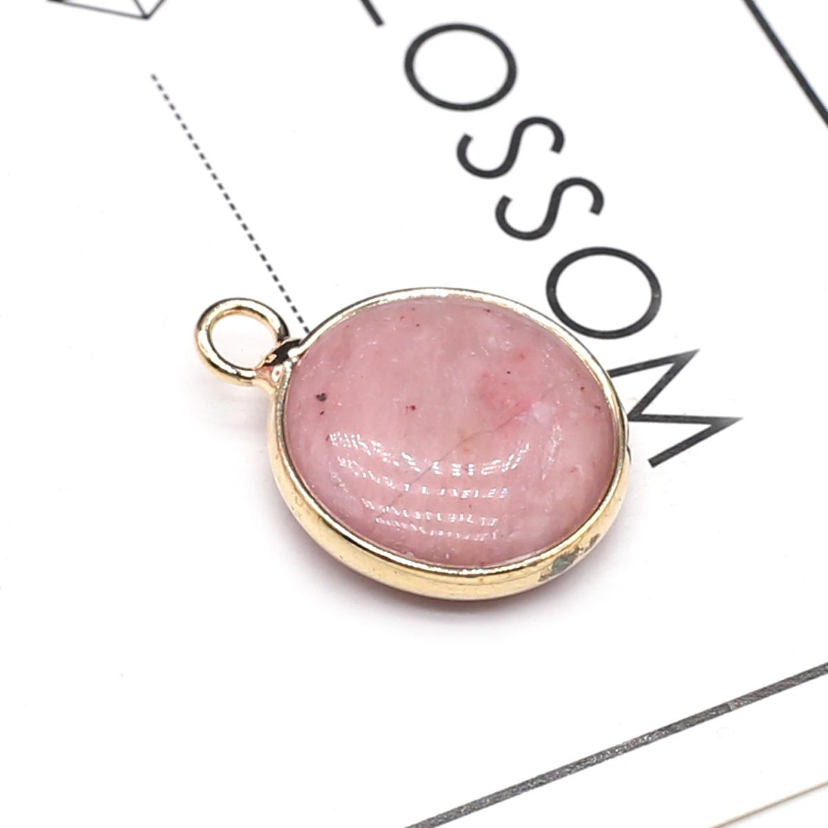 2 шт. в партии кулон из натурального камня круглый кристалл розовый кварц агат аметист лазурит подвески для изготовления ювелирных изделий DIY аксессуары для ожерелья 15,5 × 19,5 мм 2Pc/Red Rhodochrosite
2 шт. в партии кулон из натурального камня круглый кристалл розовый кварц агат аметист лазурит подвески для изготовления ювелирных изделий DIY аксессуары для ожерелья 15,5 × 19,5 мм 2Pc/Red Rhodochrosite