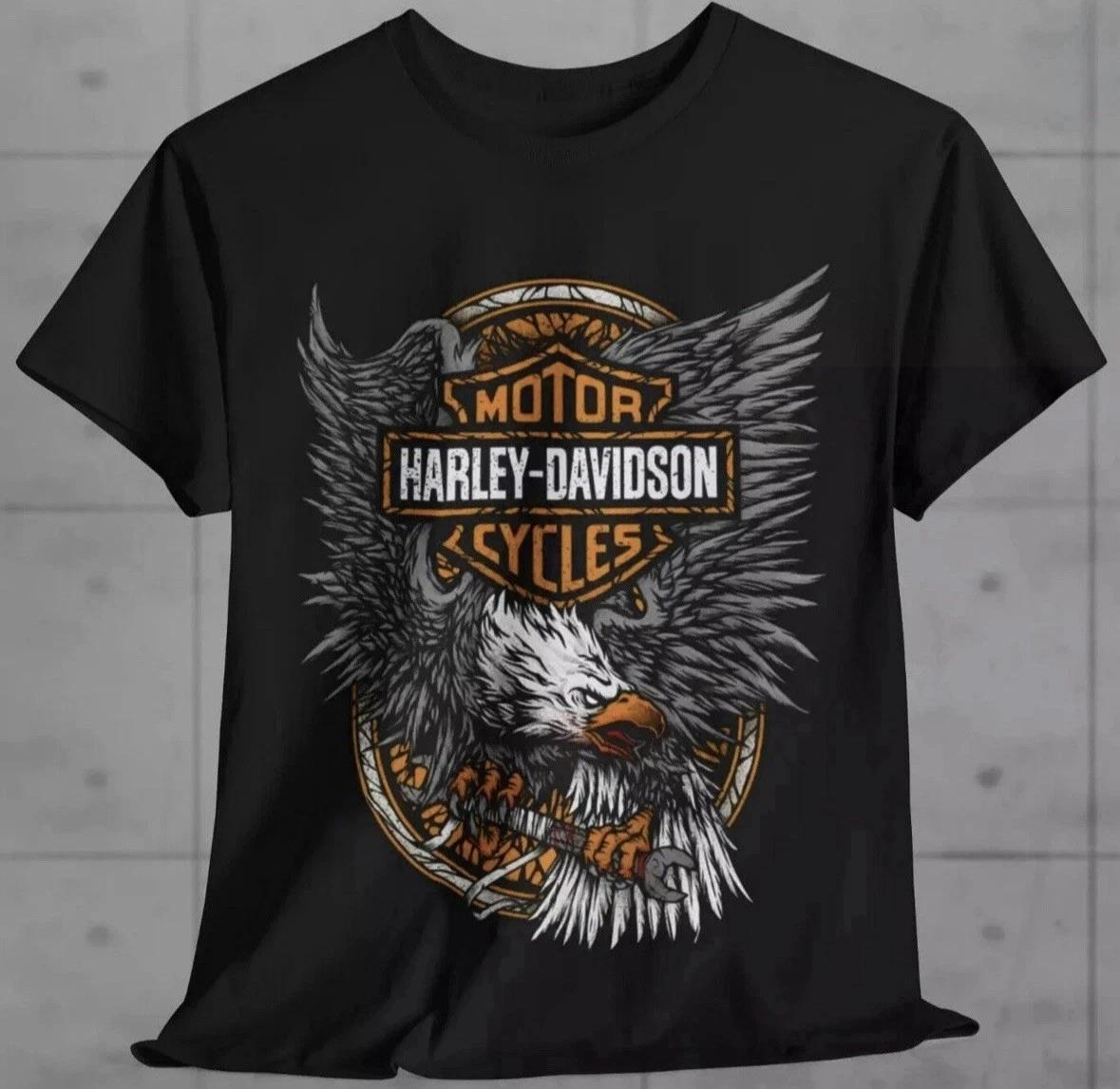 Графічна унісекс футболка в стилі Harley-Davidson з принтом Орла та Черепа S-3XL 4XL
Графічна унісекс футболка в стилі Harley-Davidson з принтом Орла та Черепа S-3XL 4XL