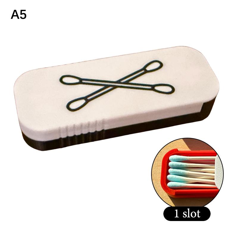 1pc Mini Sliding Cotton Swab Storage Box Portable Swab Case For Travel And Daily Use Multi-Compartment Dust-Proof Keeps Clean
1pc Mini Sliding Cotton Swab Storage Box Portable Swab Case For Travel And Daily Use Multi-Compartment Dust-Proof Keeps Clean