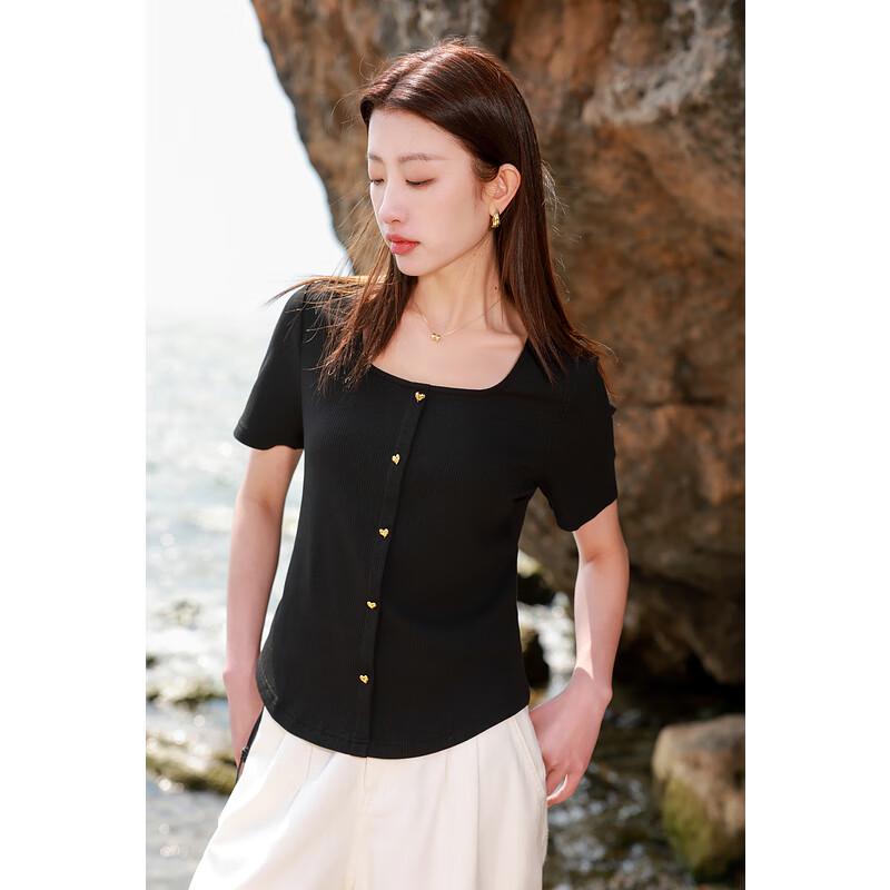 Женская футболка больших размеров с квадратным вырезом, в рубчик, с короткими рукавами M
Женская футболка больших размеров с квадратным вырезом, в рубчик, с короткими рукавами M