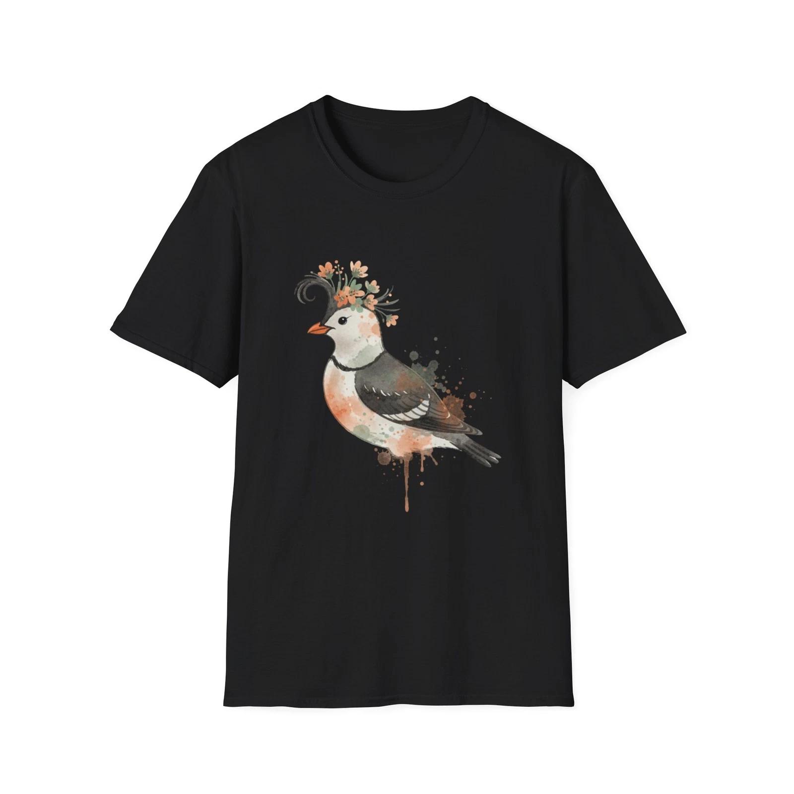 Bird Floral Watercolor Nature Boho Black T-Shirt Cute Aesthetic Print Tee 4XL
Bird Floral Watercolor Nature Boho Black T-Shirt Cute Aesthetic Print Tee 4XL