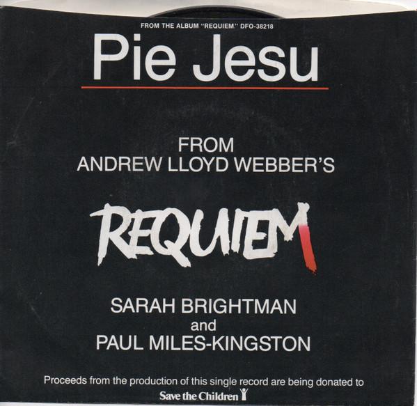 7inch Record SARAH BRIGHTMAN - Pie Jesu from Requiem B5467 Angel Records 1985 US Classical Used
7inch Record SARAH BRIGHTMAN - Pie Jesu from Requiem B5467 Angel Records 1985 US Classical Used