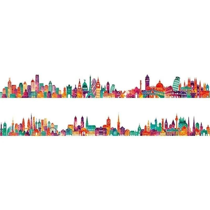 DIY Decoration Scrapbooking Planner Adhesive Tape Stationery Gorgeous Town Washi Tape 1
DIY Decoration Scrapbooking Planner Adhesive Tape Stationery Gorgeous Town Washi Tape 1