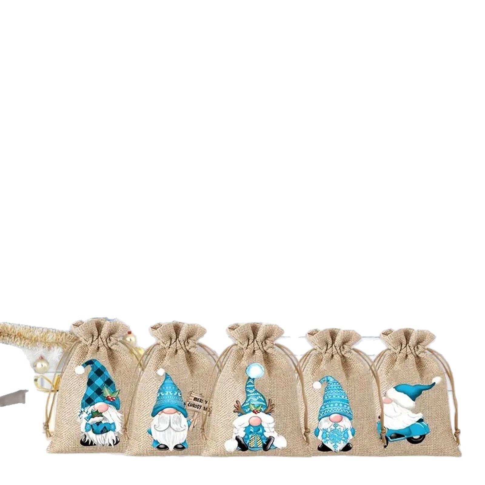 Christmas Drawstring Gift Bags Random Cartoon Gnome Patterns one size
Christmas Drawstring Gift Bags Random Cartoon Gnome Patterns one size