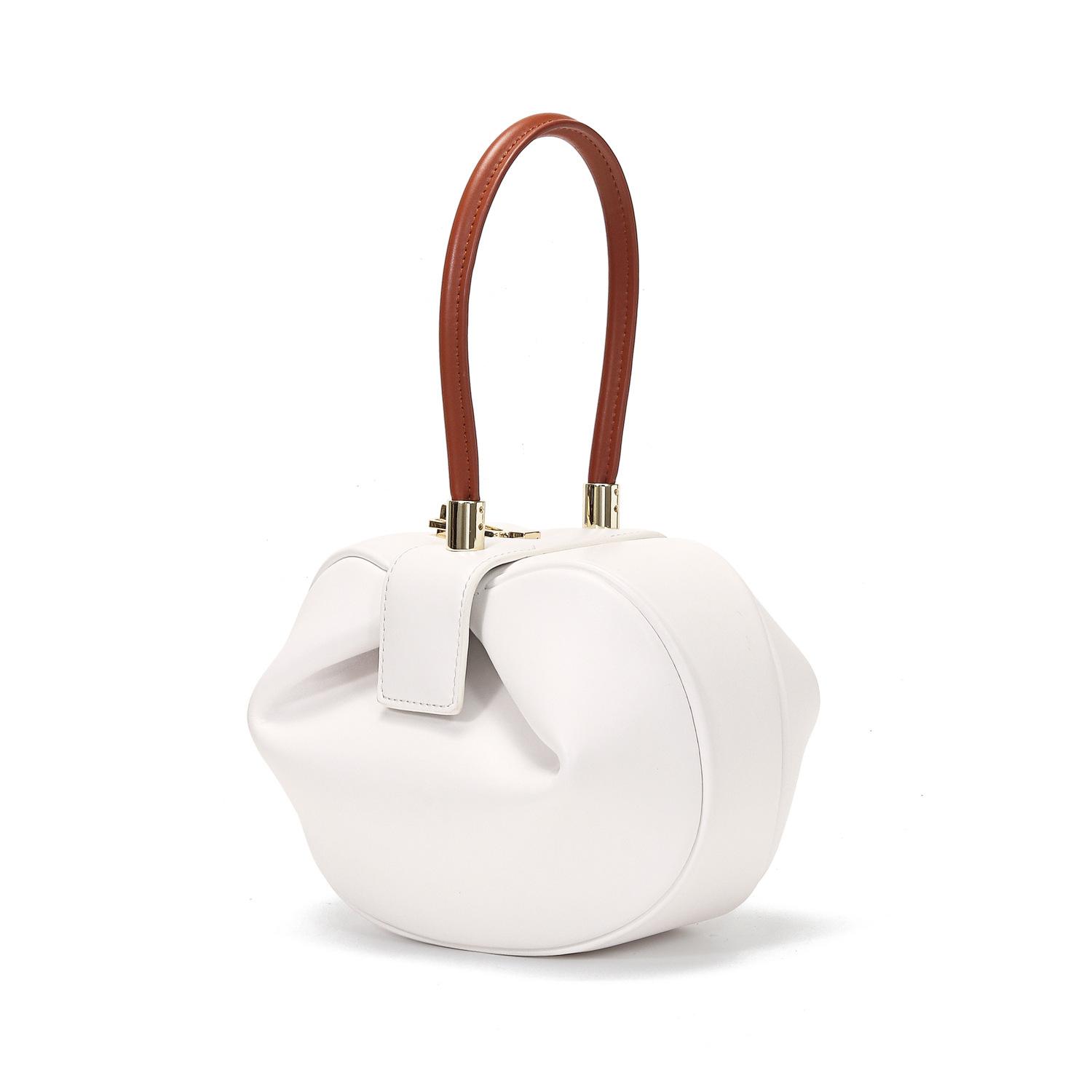 Women s New Single Shoulder Bag Korean Style Genuine Leather Fashion Dumpling Cloud Dumpling Women s Bag Crossbody Bag White Small Size
Women s New Single Shoulder Bag Korean Style Genuine Leather Fashion Dumpling Cloud Dumpling Women s Bag Crossbody Bag White Small Size