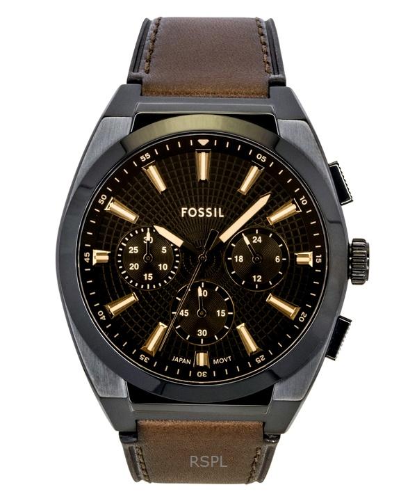 Fossil Everett Chronograph Leather Strap Brown Dial Quartz FS6108 Men s Watch коричневий
Fossil Everett Chronograph Leather Strap Brown Dial Quartz FS6108 Men s Watch коричневий