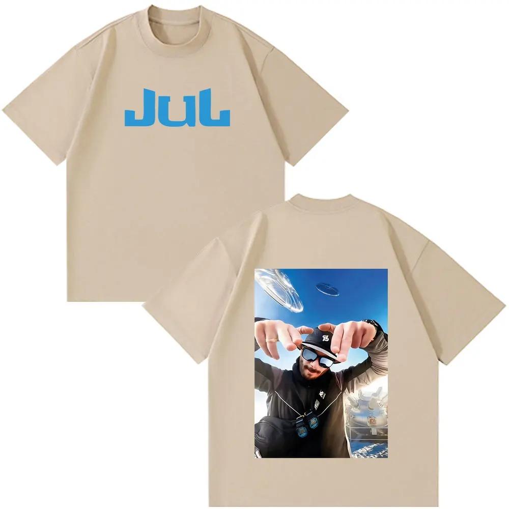 Rapper JUL Fashion Print TShirt Unisex Hip Hop Vintage Cotton Short Sleeve Oversized Fashion Women And Unisex TShirt 4XL
Rapper JUL Fashion Print TShirt Unisex Hip Hop Vintage Cotton Short Sleeve Oversized Fashion Women And Unisex TShirt 4XL