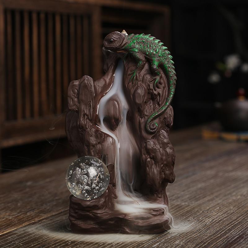 High Quality Creativity Reflux Incense Holder Ceramic Backflow Waterfall Smoke Incense Burner Home Decor Teahouse Use зелений
High Quality Creativity Reflux Incense Holder Ceramic Backflow Waterfall Smoke Incense Burner Home Decor Teahouse Use зелений