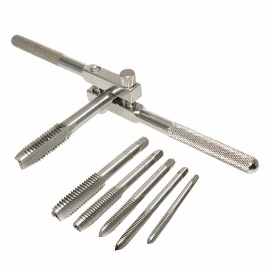 6 шт. ручной винт с метрической резьбой, метчик M4-M12, набор разводных ключей, инструмент для ремонта
6 шт. ручной винт с метрической резьбой, метчик M4-M12, набор разводных ключей, инструмент для ремонта