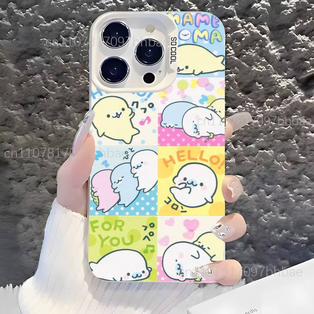 Cute M-Mamegoma Seals For iPhone 17,16,15,14,13,12,X,8,Pro,Max,Plus,SE4,Air,Mini White Dustproof Matte IMD Case iPhone11
Cute M-Mamegoma Seals For iPhone 17,16,15,14,13,12,X,8,Pro,Max,Plus,SE4,Air,Mini White Dustproof Matte IMD Case iPhone11