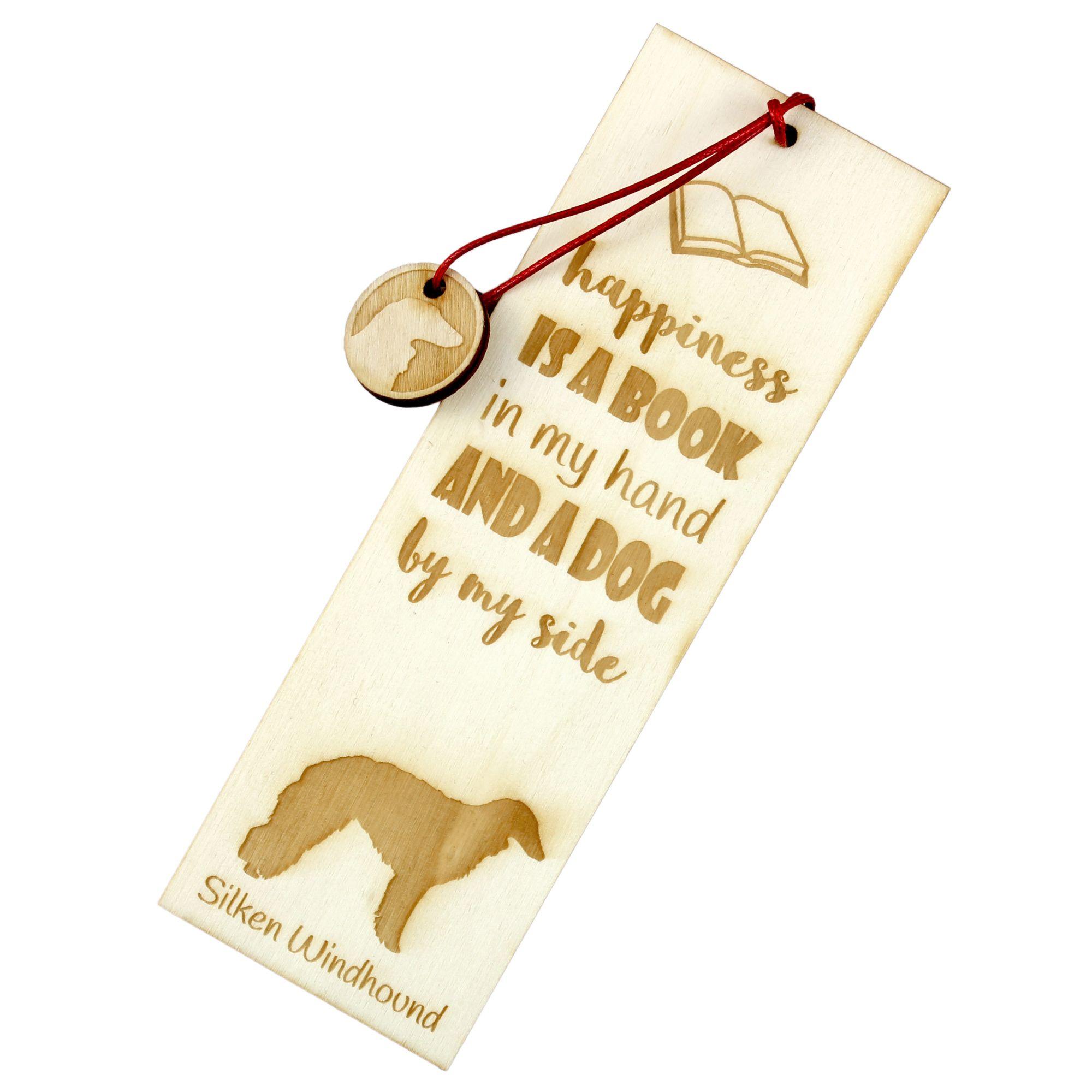 Silken Windhound - dog bookmark, personalized bookmark, dog gadget for Art-Dog brand readers
Silken Windhound - dog bookmark, personalized bookmark, dog gadget for Art-Dog brand readers