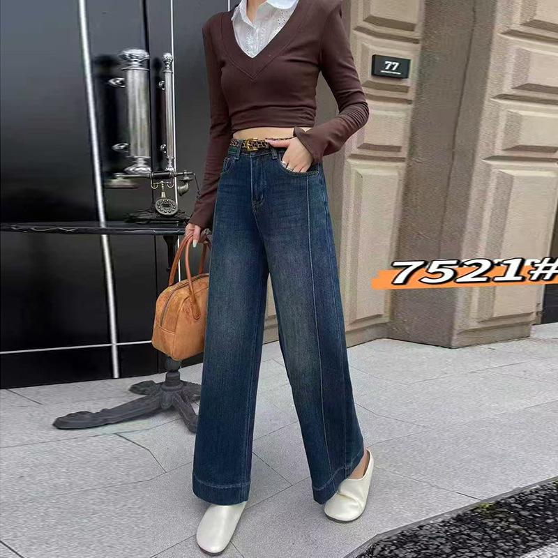 Women s Retro High-Waisted Wide-Leg Flare Jeans for Autumn - Petite, Loose, Floor-Length Style. 29 (Waist 22 inches) Recommend 116-125 lbs синий
Women s Retro High-Waisted Wide-Leg Flare Jeans for Autumn - Petite, Loose, Floor-Length Style. 29 (Waist 22 inches) Recommend 116-125 lbs синий