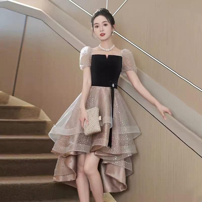 Вечернее платье невесты 2025 Новое поступление Короткое Благородная элегантность Короткое спереди Длина сзади Свадебное вечернее платье Женское Дамы Банкет Black front short back long L
Вечернее платье невесты 2025 Новое поступление Короткое Благородная элегантность Короткое спереди Длина сзади Свадебное вечернее платье Женское Дамы Банкет Black front short back long L