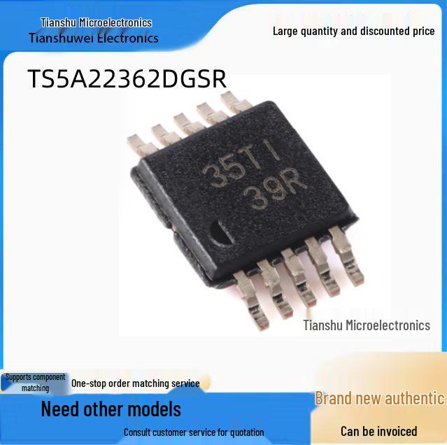 TS5A22362DGSR VSSOP-10 Dual-Channel Analog Switch IC
TS5A22362DGSR VSSOP-10 Dual-Channel Analog Switch IC