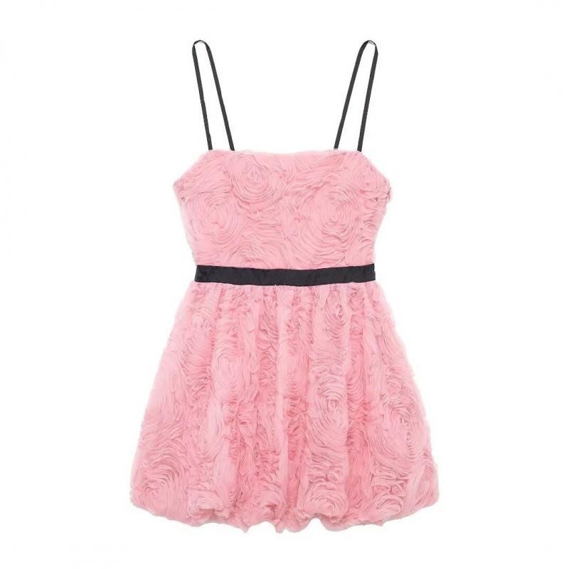 European American Women s Clothing Summer Fashion Texture Flower Suspender Short Dress L рожевий
European American Women s Clothing Summer Fashion Texture Flower Suspender Short Dress L рожевий