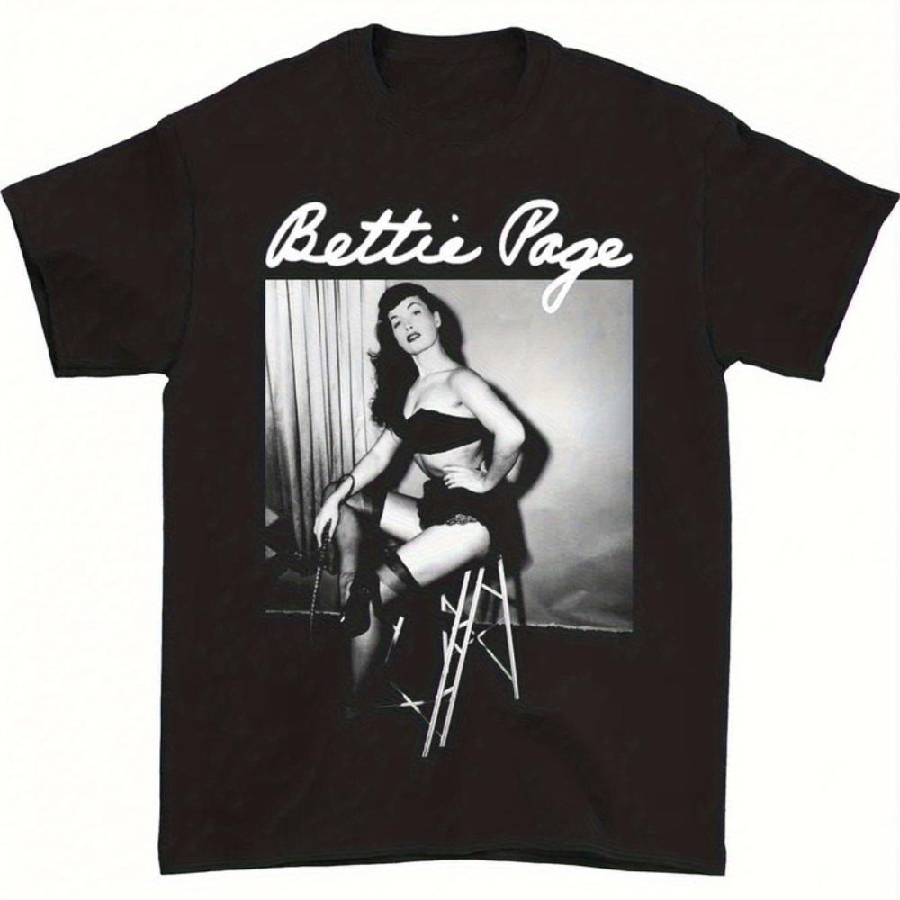 Vintage Betti Page Poster Graphic T-Shirt Soft Lightweight Breathable Black Retro Style Casual Unisex Tee for All Seasons - M... S разноцветный
Vintage Betti Page Poster Graphic T-Shirt Soft Lightweight Breathable Black Retro Style Casual Unisex Tee for All Seasons - M... S разноцветный