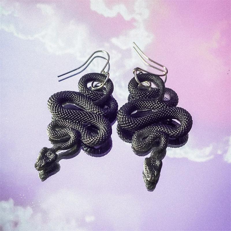Men And Women Daily ZirconGothic Black Animal Pattern Pendant Snake Earrings Wedding Party Holiday Gift For чёрный
Men And Women Daily ZirconGothic Black Animal Pattern Pendant Snake Earrings Wedding Party Holiday Gift For чёрный