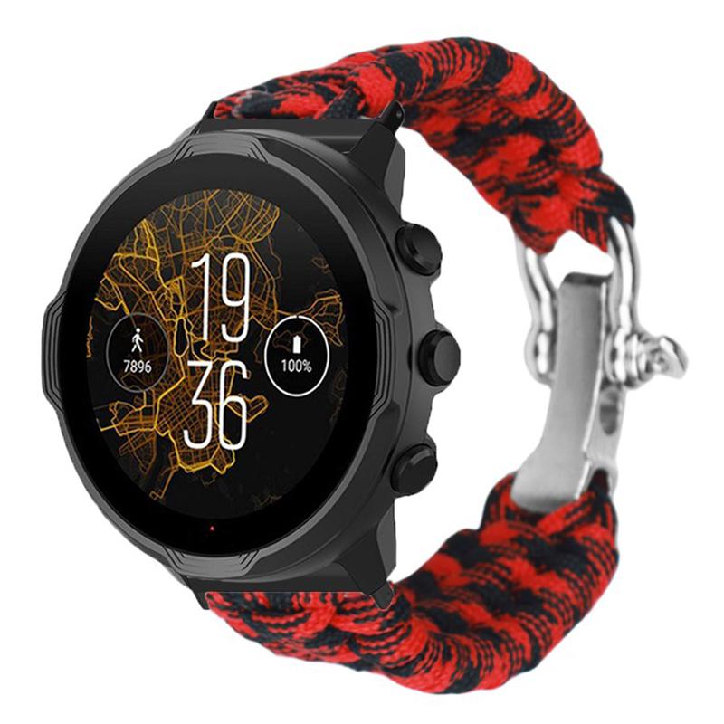 For Suunto Spartan Sport Wrist HR Baro/Suunto 7/Suunto 9 24mm Watch Band Braided Rope Wrist Strap Bracelet Brown
For Suunto Spartan Sport Wrist HR Baro/Suunto 7/Suunto 9 24mm Watch Band Braided Rope Wrist Strap Bracelet Brown