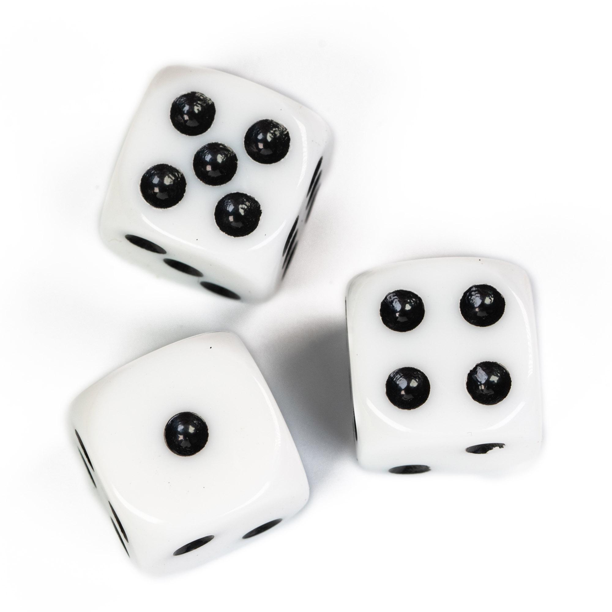 Poludie 10Pcs D6 Six Sides Dice 16mm Funny Games Dice for RPG Club Gambling Desktop Party Bar Board Game Table Accessories 10pcs White
Poludie 10Pcs D6 Six Sides Dice 16mm Funny Games Dice for RPG Club Gambling Desktop Party Bar Board Game Table Accessories 10pcs White