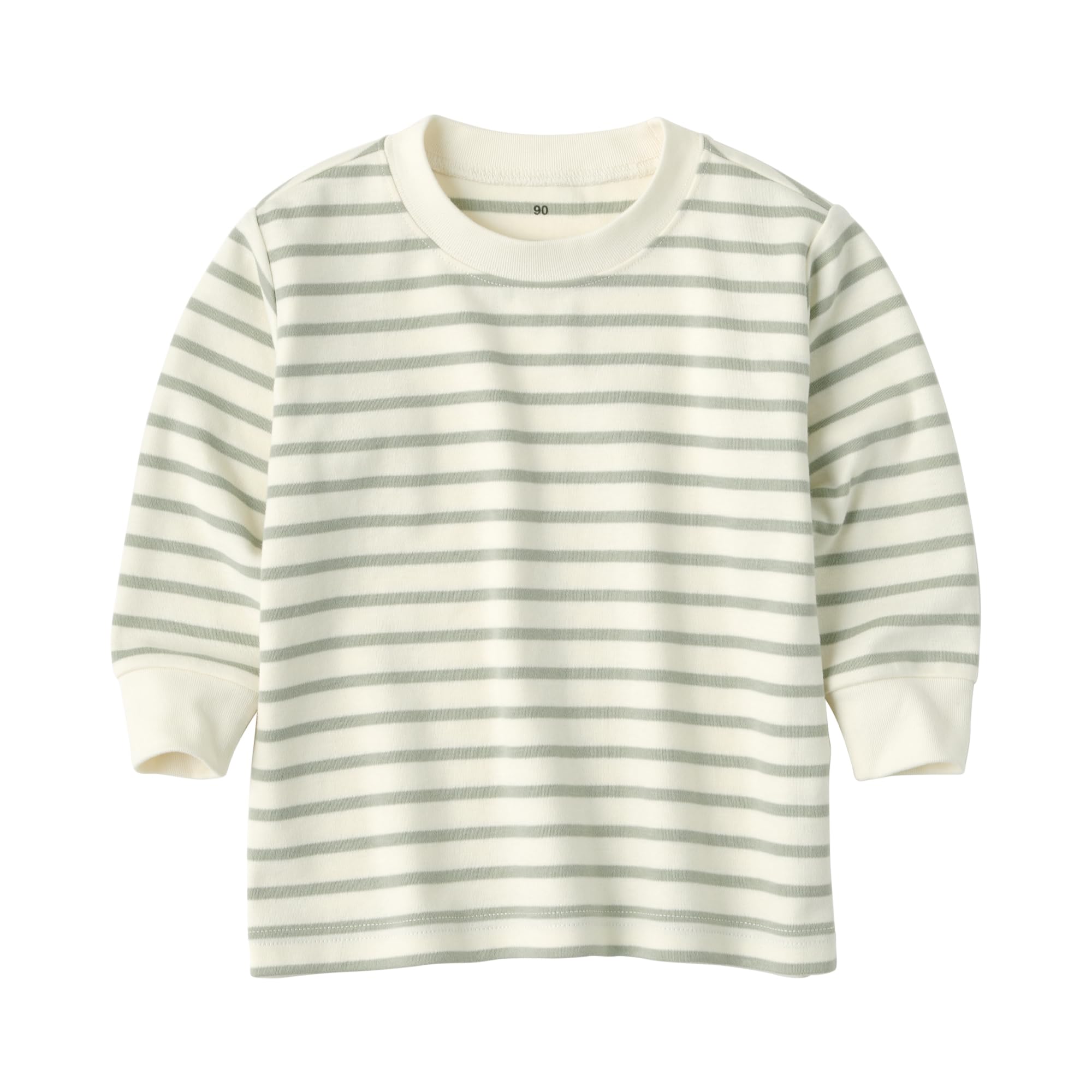 MUJI Baby Smooth Brushed Crew Neck Long Sleeve Unisex Baby CC23SA4A Light Green Border Baby 80 T-Shirt
MUJI Baby Smooth Brushed Crew Neck Long Sleeve Unisex Baby CC23SA4A Light Green Border Baby 80 T-Shirt