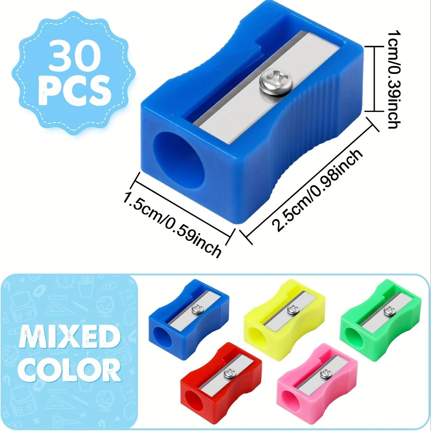 30PCS Mini Plastic Pencil Sharpener Candy Color Standard Pencil Cutting Machine School Office Supplies Stationery (Mixed Colors)
30PCS Mini Plastic Pencil Sharpener Candy Color Standard Pencil Cutting Machine School Office Supplies Stationery (Mixed Colors)