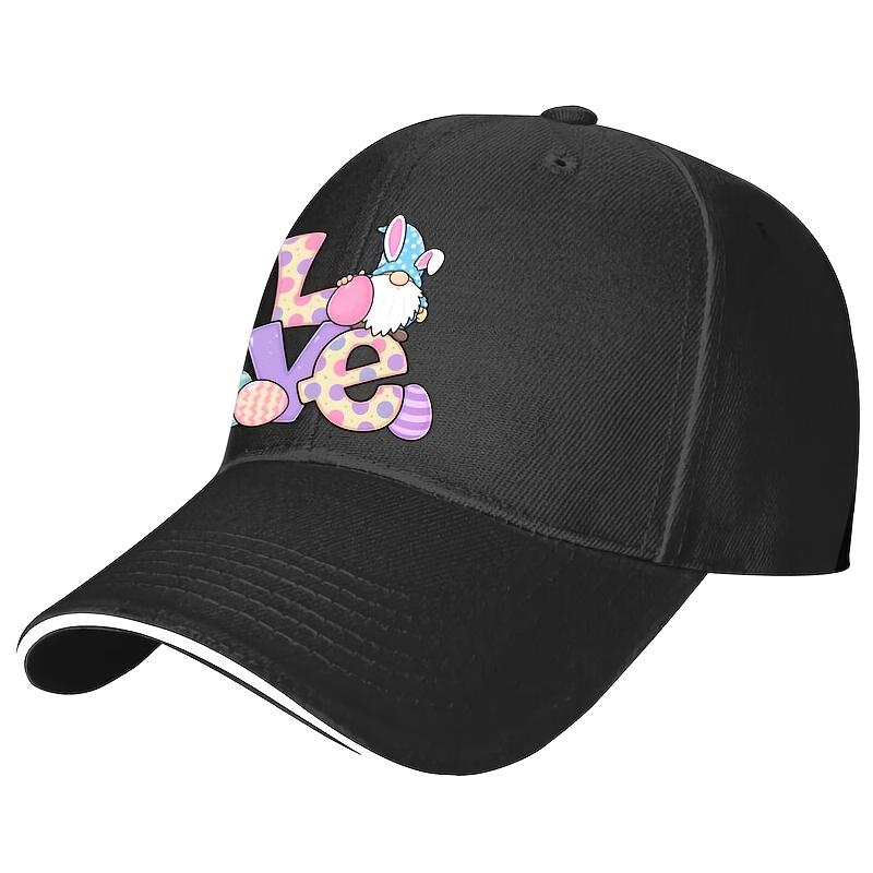 Easter Gnome Love Polka Dot Baseball Cap Polyester Casual Unisex Adjustable Hat One Size
Easter Gnome Love Polka Dot Baseball Cap Polyester Casual Unisex Adjustable Hat One Size