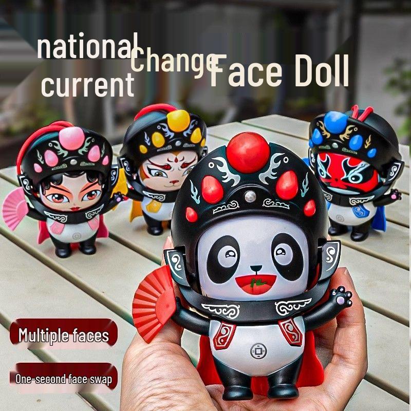 Sichuan Opera Face-Changing Panda Doll - Cultural Plush Figurine & Creative Gift Ornament
Sichuan Opera Face-Changing Panda Doll - Cultural Plush Figurine & Creative Gift Ornament