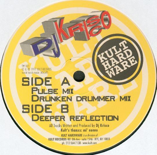 12inch Record KRISCO - Deeper Reflection TW001 Kult Hardware 1997 US Dance & Electronica Used
12inch Record KRISCO - Deeper Reflection TW001 Kult Hardware 1997 US Dance & Electronica Used