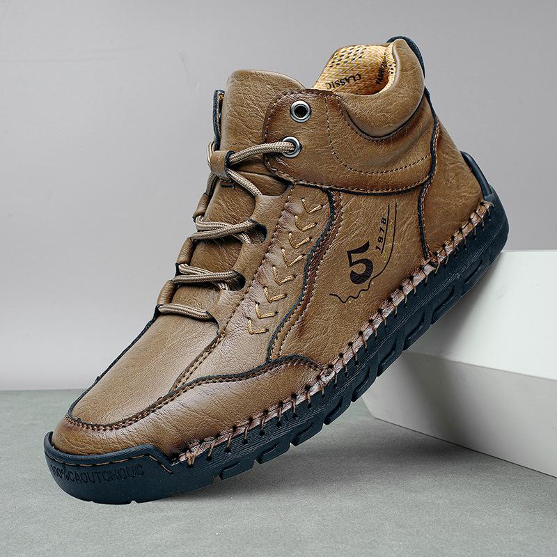 Amazon s new large-size men s leather boots fashion hand-stitched ankle boots flat short boots lace-up casual shoes 48 чорний
Amazon s new large-size men s leather boots fashion hand-stitched ankle boots flat short boots lace-up casual shoes 48 чорний
